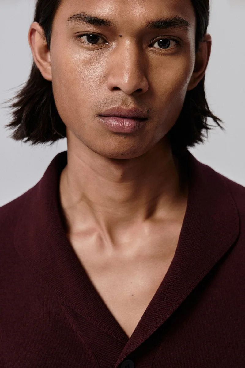 H&M  Regular Fit Fine-knit shirt for Men | Best Price UAE