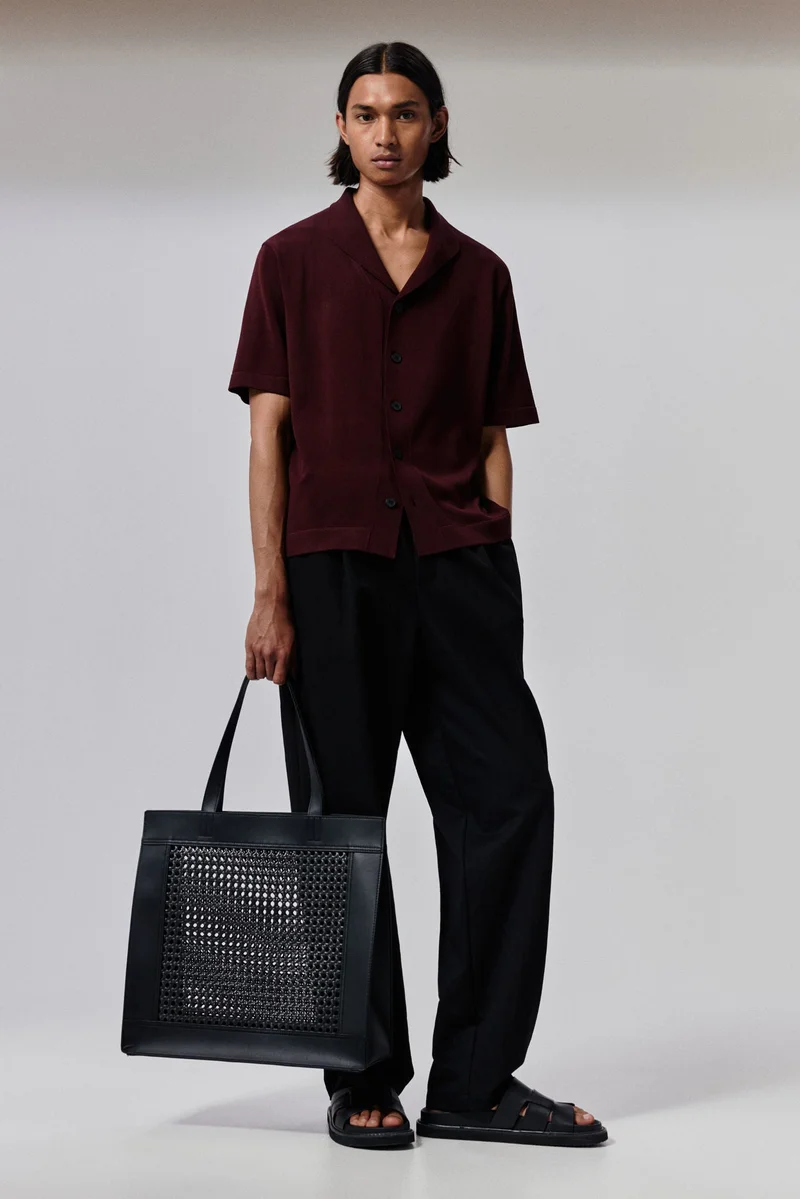 H&M Regular Fit Fine-knit shirt