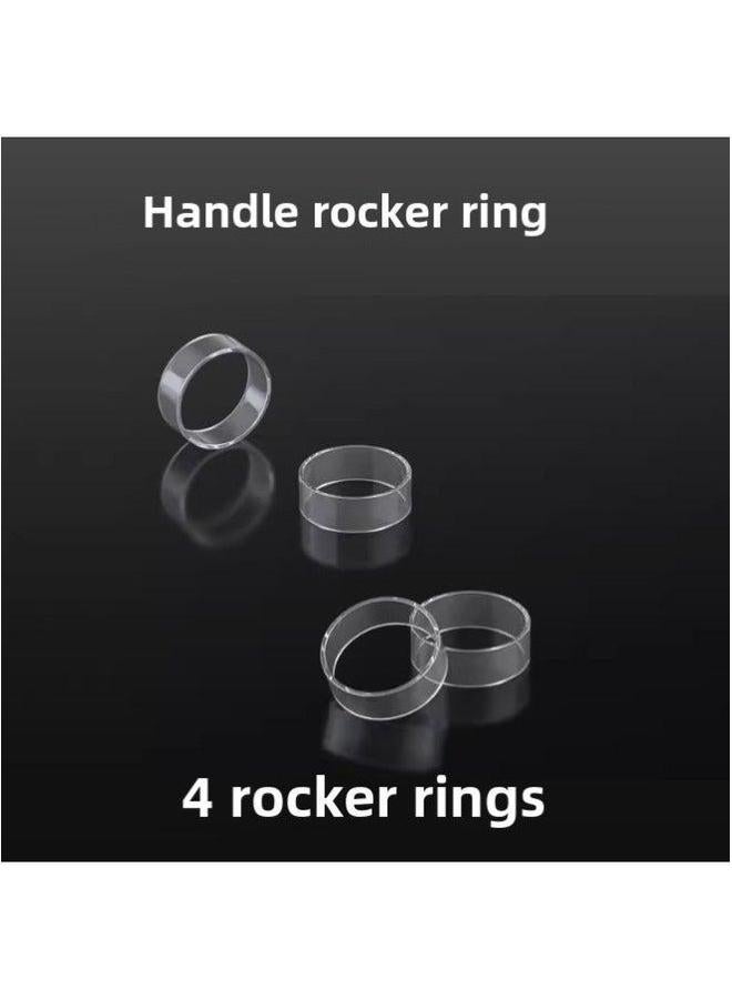 Switch Pro Handle Rocker Ring Ps5/4/ns/pro/one/series Anti-powder Anti-wear Groove-Product Color:4 Pack - Image 1