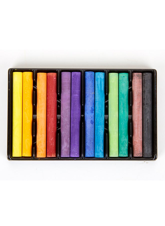 Crayola طباشير رسم ملون 12 قطعة - Image 3