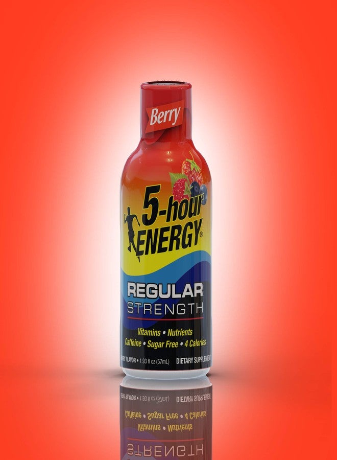 5-hour ENERGY Shot, Regular Strength, Berry, 1.93 oz, 12 Pack - Image 2