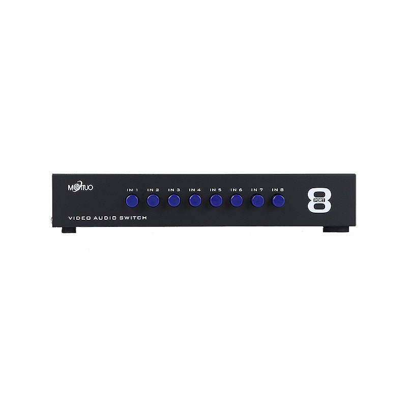 Maxtor dimensional moment MT-831AV audio and video av switcher 8 in 1 out video switcher eight in one out 8 ports - Image 4