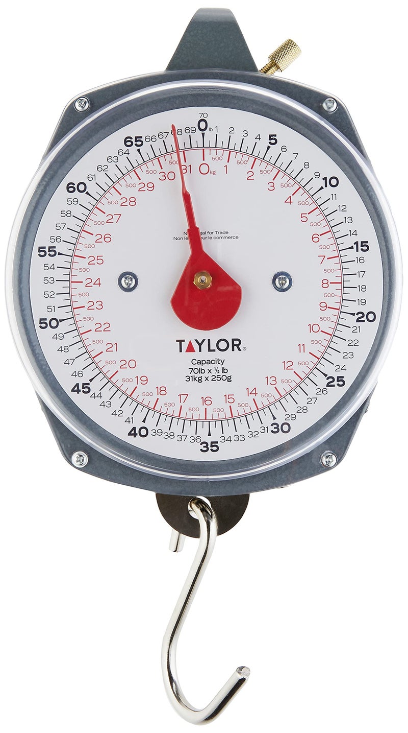 Taylor Taylor Dial Style 70Pound Industrial Hanging Scale 