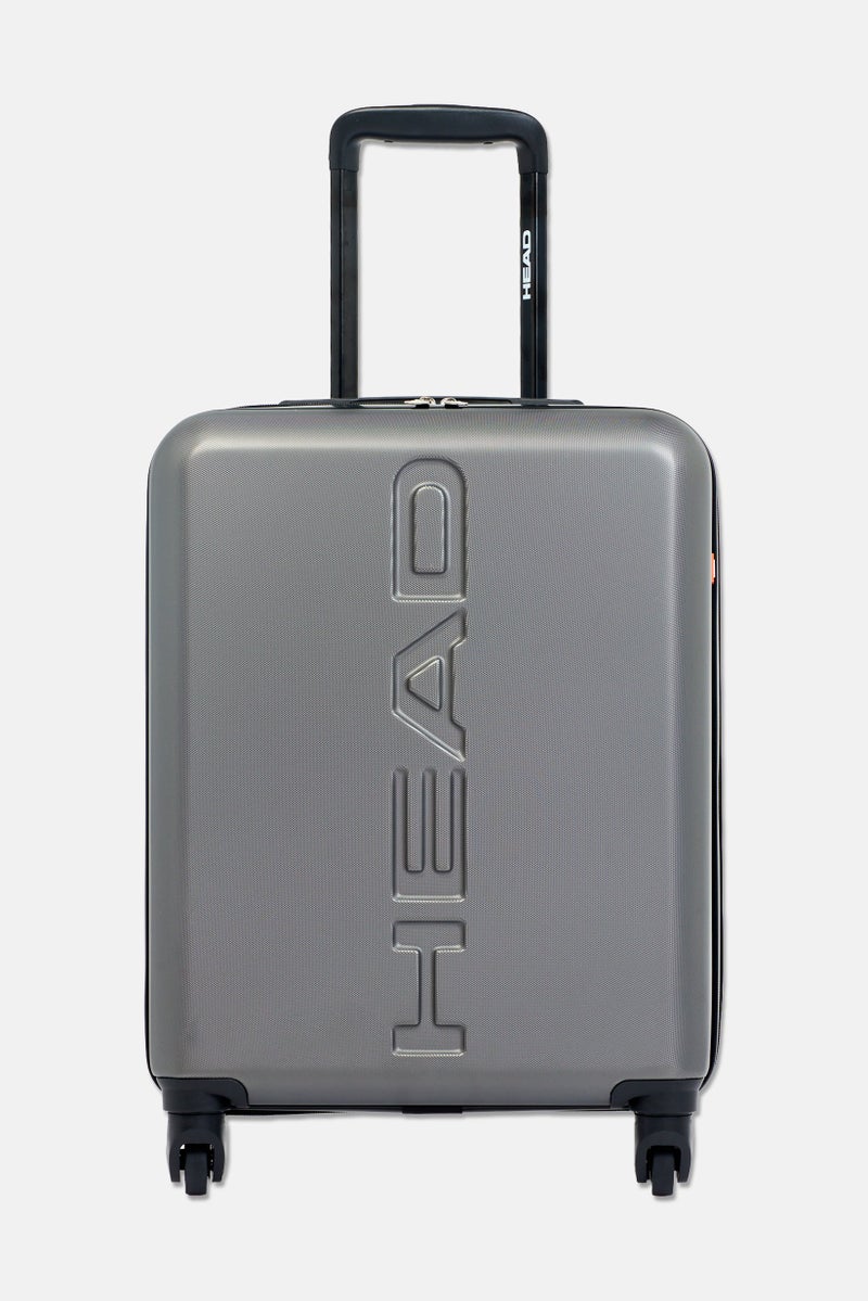 HEAD 20 Inch Brand Logo Cabin Spinner Luggage, Grey - Image 1