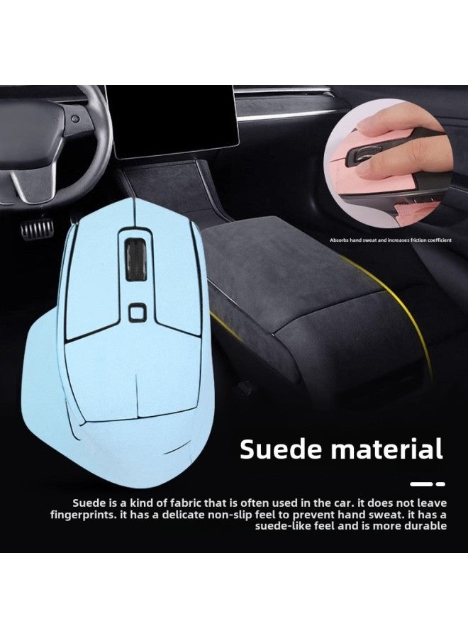 Suitable For Logitech MX Master2S Anti-slip Sticker Master2s Mouse Sticker Printing Sticker Mouse Sweat Sticker-color: A Dark Gray Suede Mouse Sticker - Image 3