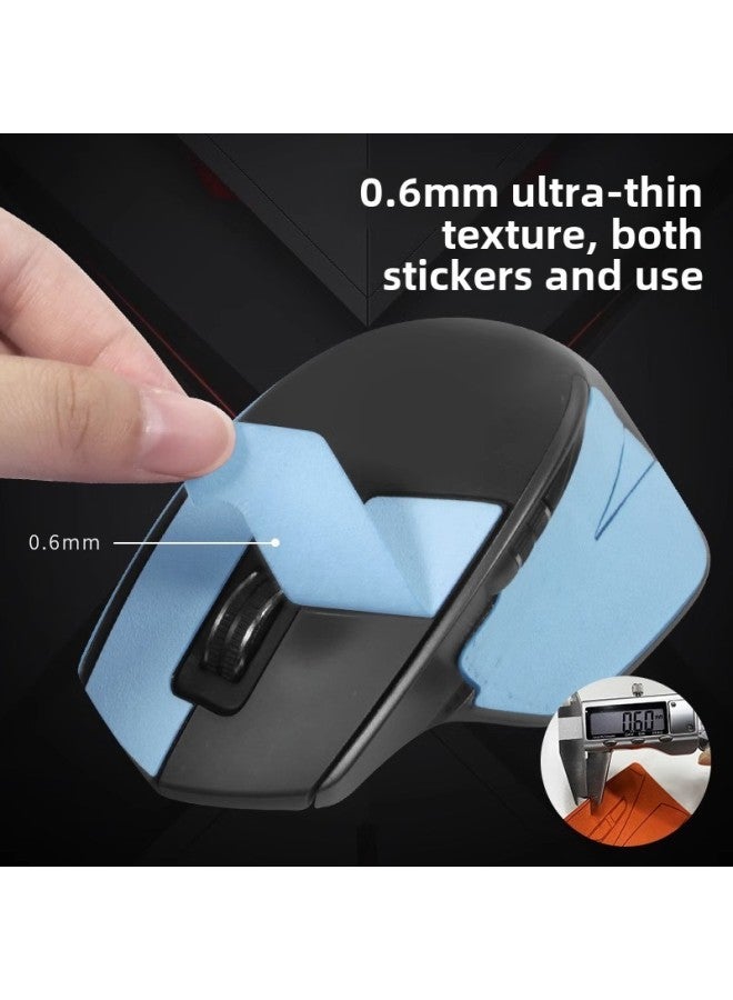 Suitable For Logitech MX Master2S Anti-slip Sticker Master2s Mouse Sticker Printing Sticker Mouse Sweat Sticker-color: A Dark Gray Suede Mouse Sticker - Image 5