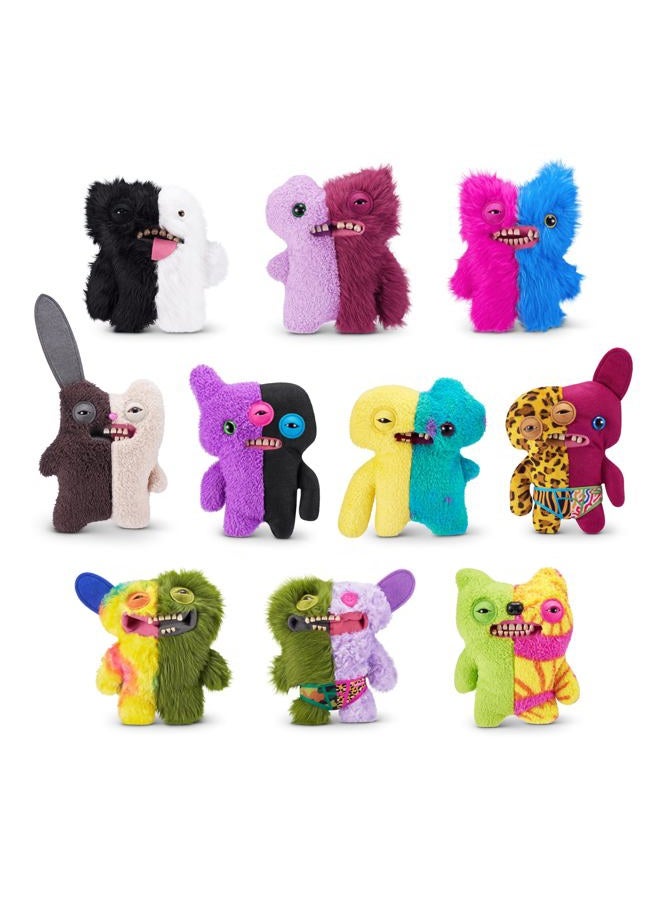 Fuggler Misfit Monsters Series 1 9" by ZURU Funny Ugly Monster Plush Toy (Rabid Tooth - Brown & Beige) - Image 2