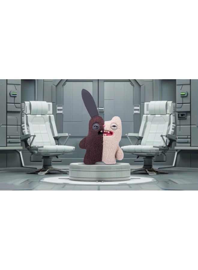 Fuggler Misfit Monsters Series 1 9" by ZURU Funny Ugly Monster Plush Toy (Rabid Tooth - Brown & Beige) - Image 5