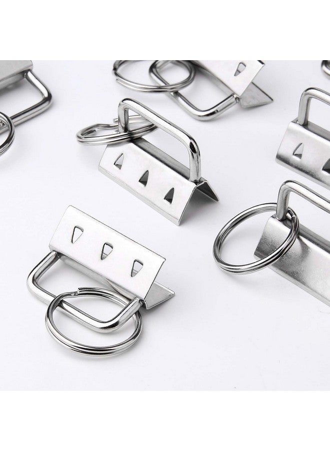 HRLORKC HRLORKC 50 Sets Key Fob Hardware Key Fob Keychain Wristlet with Split Ring 1.25 Inch  - Image 4