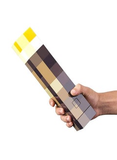 ماركة غير محددة مصباح ماين كرافت براونستون الشعلة ، 11.5 بوصة LED ضوء الليل ، منفذ شحن USB  - Image 1