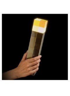 ماركة غير محددة مصباح ماين كرافت براونستون الشعلة ، 11.5 بوصة LED ضوء الليل ، منفذ شحن USB  - Image 2