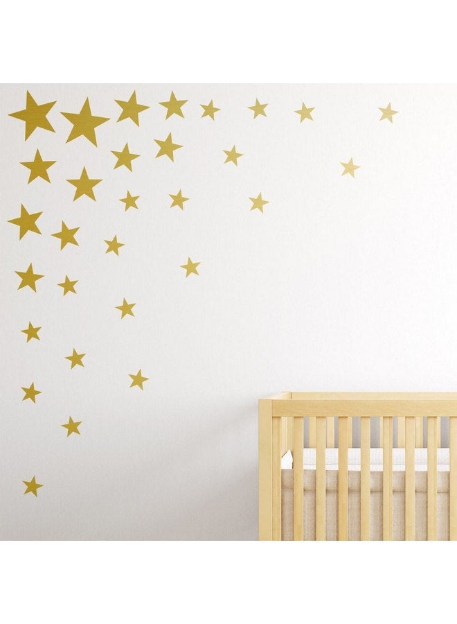 YOKIND 117Pcs Gold Stars Wall Decal Stars Pattern DIY Wall Stickers for Kids Rooms Home Decor - Image 5