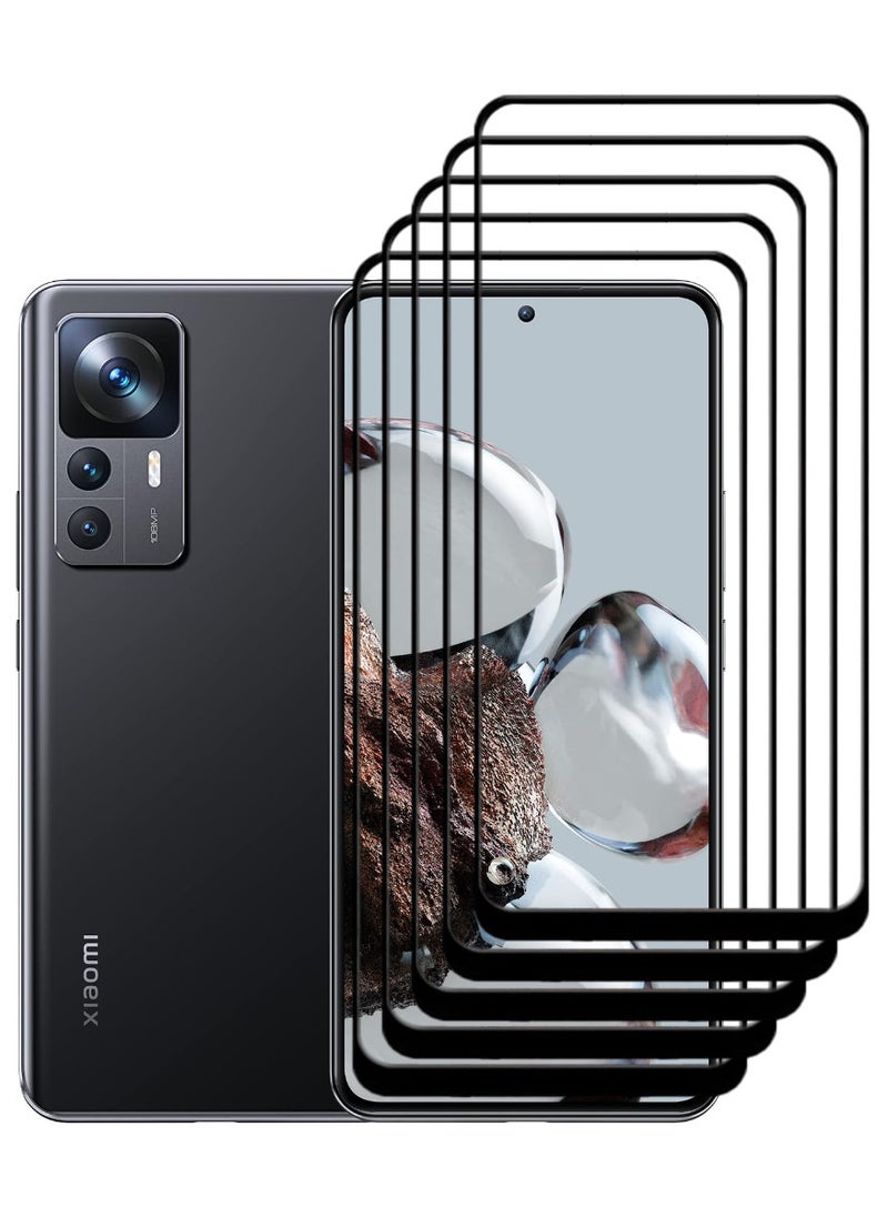 ACLIX 5 Pieces Antistatic ESD Dustproof Premium Quality High Definition Tempered Glass Screen Protector Designed For Xiaomi 12T - Image 1
