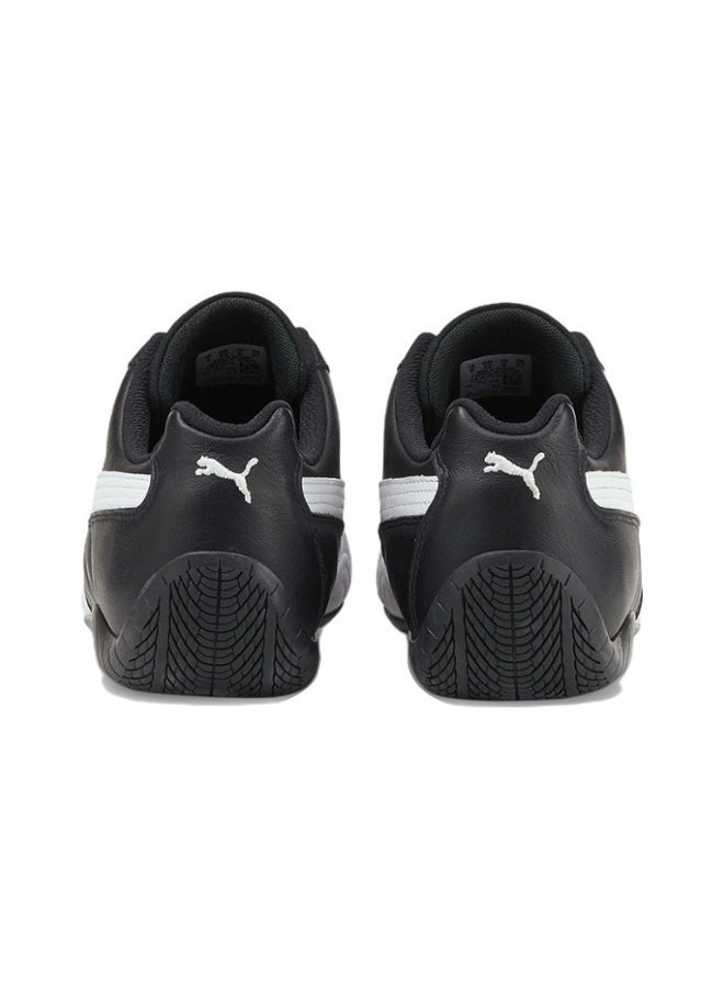 حذاء رياضي PUMA Speedcat Go OG من الجلد الأسود/الأبيض للرجال/النساء/الطلاب - Image 4