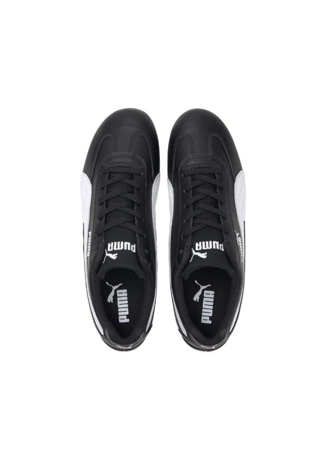 حذاء رياضي PUMA Speedcat Go OG من الجلد الأسود/الأبيض للرجال/النساء/الطلاب - Image 3