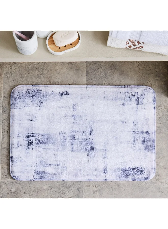 Home Box Amore Harrel Memory Foam Printed Bath Mat - 45x70 cm