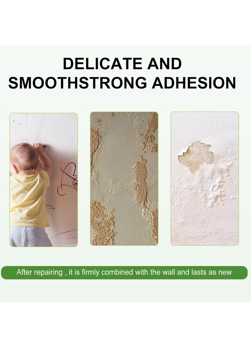 KASTWAVE Spackle Wall Repair, Drywall Patch Repair Kit, with Scraper, Drywall Hole Patch Repair Kit, Wall Surface Hole Fill Quick Solution to Fill Holes in Home Wall and Quick Repair Crack, White Repair Putty - Image 5