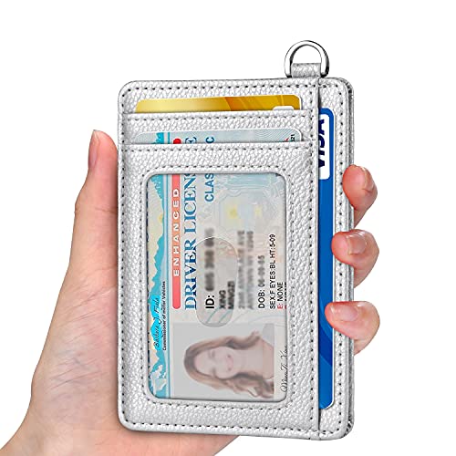 EcoVision Slim Minimalist Front Pocket Wallet, RFID Blocking Credit Card Holder Wallet with Detachable D-Shackle for Men Women - Image 2