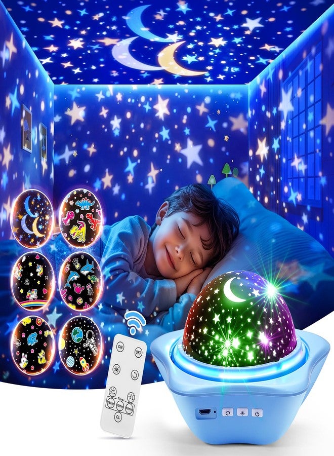 PIKOY Night Light for Kids Night Light Projector, Baby Night Lights for Bedroom, Star Projector Galaxy Light Star Lights for Bedroom, Glow in The Dark Stars for Ceiling, Baby Sensory Toys, Kids Room Decor - Image 1