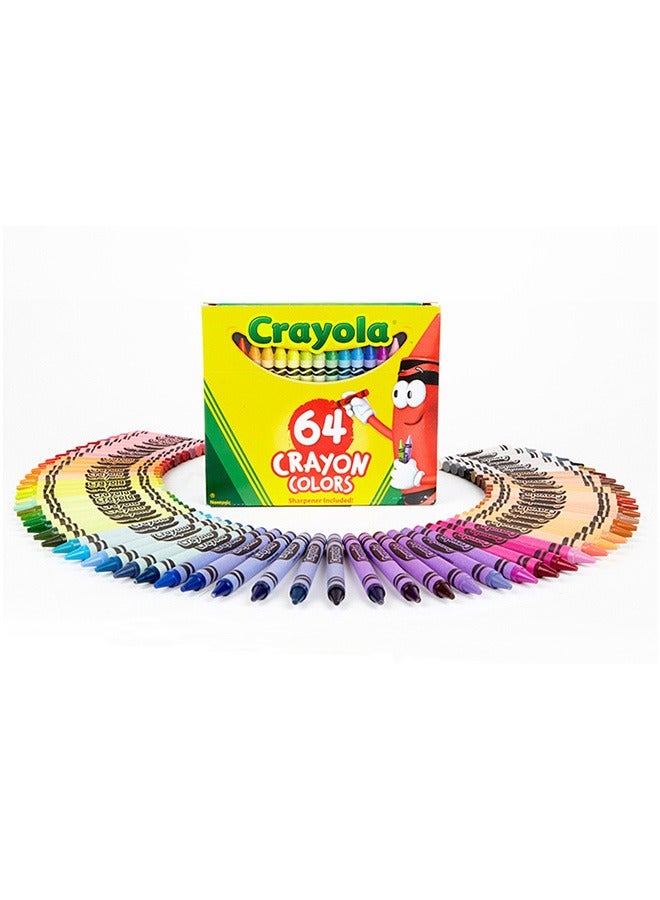 Crayola 64 colors ordinary crayons
