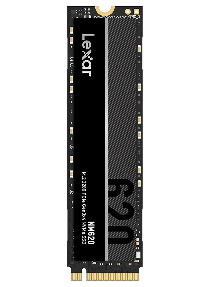 ليكسار NM620 SSD, M.2 2280 PCIe Gen3x4 NVMe 1.4 SSD داخلي، سرعة قراءة تصل إلى 3500 ميجابايت/ثانية، كتابة 3000 ميجابايت/ثانية، للاعبين وعشاق الكمبيوتر الشخصي - Image 1