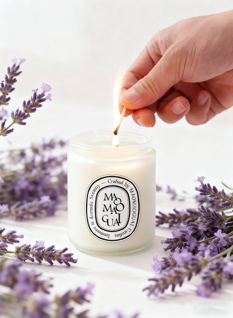 شموع عطرية نباتية برائحة اللافندر، مجموعة شموع عطرية تدوم 50 ساعة، 70 أونصة، مجموعة هدايا شموع للنساء، مثالية كهدايا عيد ميلاد - Image 3