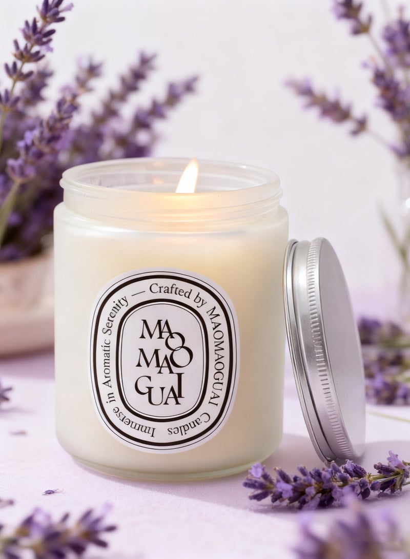 شموع عطرية نباتية برائحة اللافندر، مجموعة شموع عطرية تدوم 50 ساعة، 70 أونصة، مجموعة هدايا شموع للنساء، مثالية كهدايا عيد ميلاد - Image 4