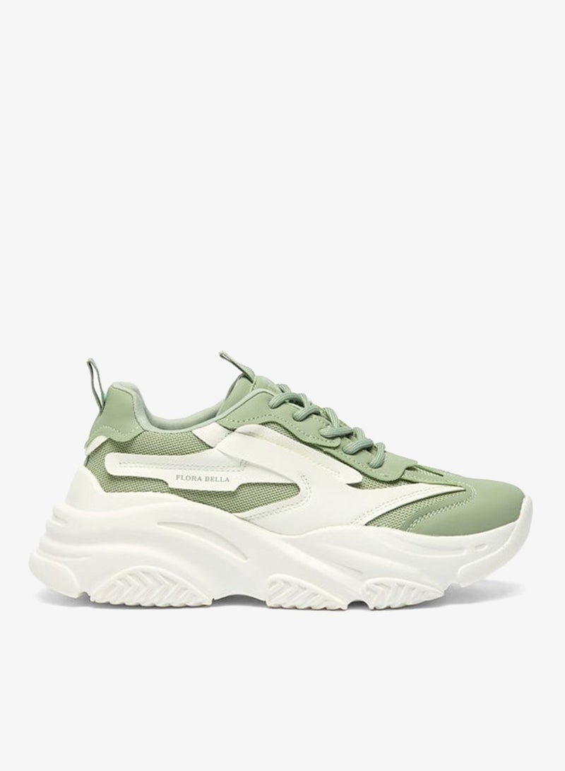 فلورا بيلا من شو إكسبرس سنيكرز نسائي كاجوال برباط وكاحل منخفض - Image 1