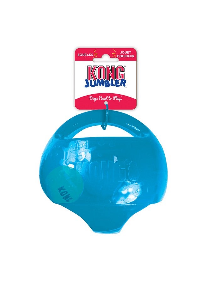 Kong Jumbler Ball  Interactive Dog Toy For Dog & Puppy Playtime  Fetch Toy With Tennis Ball  Dog Supplies For Engaging Play  For Medium/Large Dogs - Image 5