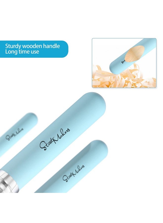 start makers - Makeup Brushes Foundation Brush For Liquid Makeup Flat Top Kabuki Foundation Brush Premium Make Up Brushes Liquid Blending Mineral Powder Buffing Stippling Flawless Face Brush Makeup Tools(Blue) - Image 1