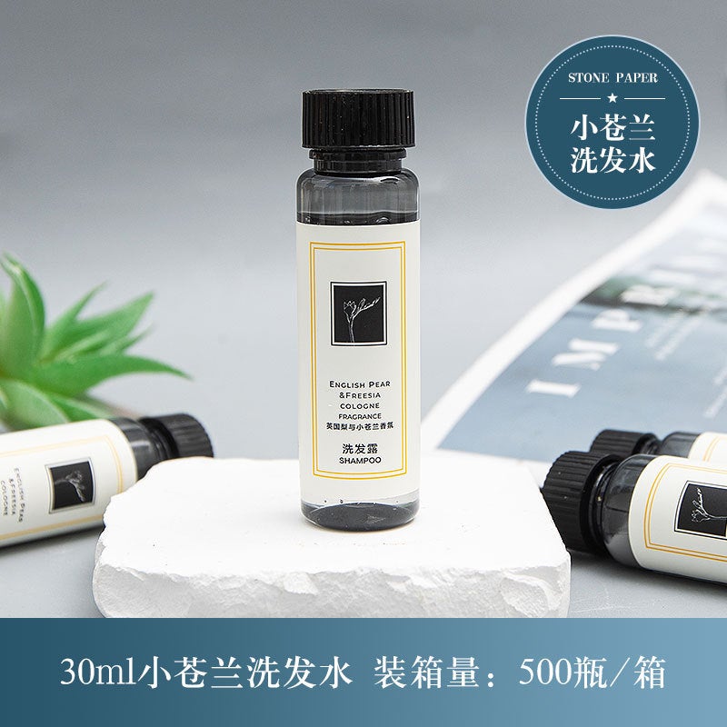 Generic Disposable White Tea Shampoo  Shower Gel Travel Kit 30ml shampoo [english pear and freesia] 