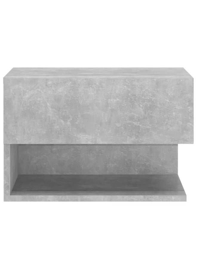 فيداكسل خزانات جانب السرير جدارية 2 ق رمادي أسمنتي 810962 - Image 5