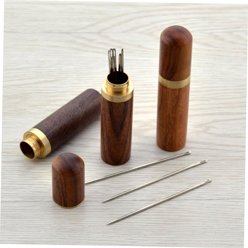 4 Pcs Mini Tool Box For Home Needle Supplies Ebony Style Office Sewing Box Storage - Image 5