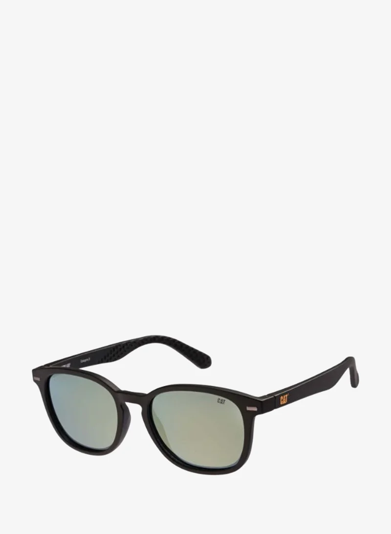 Caterpillar CAT CTS‑8042 Men’s TR90 Polarized Sunglasses – Keyhole Bridge – Tyre‑Tread Detailing – TAC Polarized Lenses – 53‑18‑145