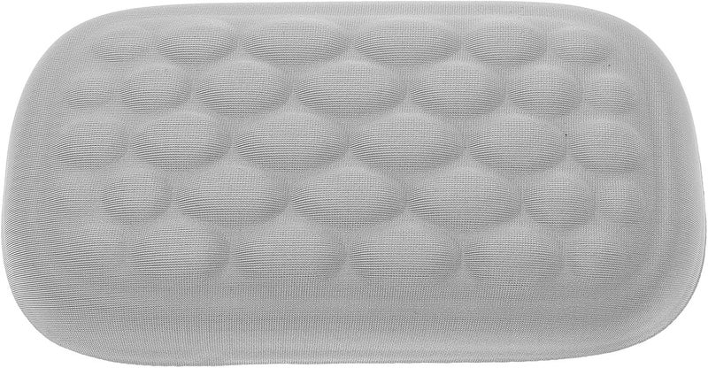 ibasenice Memory Foam Wrist Rest and Mousepad with Raised Dots, Gray Ergonomic Wrist Support for Computer Keyboard, One-Handed Use, Office Desk Accessory for Relief - Image 1