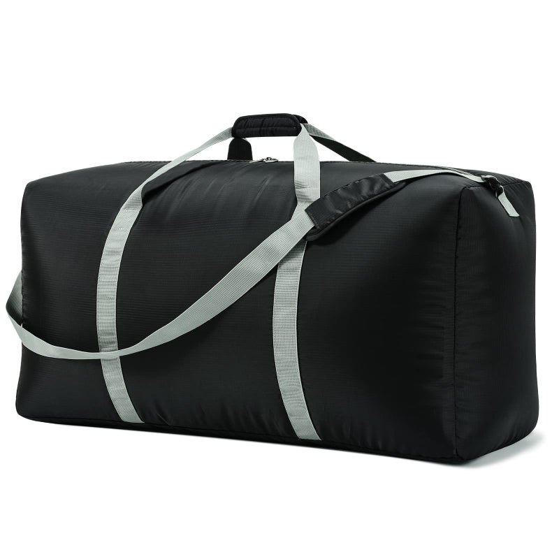 iFARADAY 105L Extra Large Duffel Bag 32.5 inch Lightweight Luggage for Travel-Black - Image 1