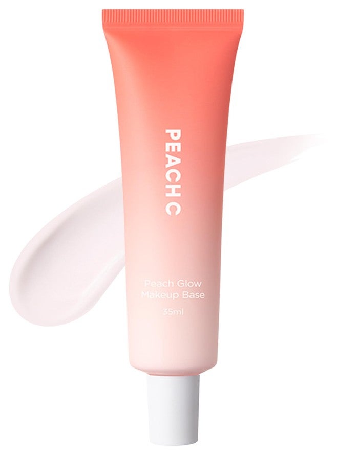 PEACH C Peach Glow Make Up Base - Hydrating, Moisturizing, Illuminating Pearl Make Up Base - Lightweight, Smudge-Proof & Pearly Shimmer Korean Makeup Primer Illuminating Face Cream (1.18 fl oz) - Image 1