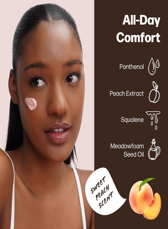 PEACH C Peach Glow Make Up Base - Hydrating, Moisturizing, Illuminating Pearl Make Up Base - Lightweight, Smudge-Proof & Pearly Shimmer Korean Makeup Primer Illuminating Face Cream (1.18 fl oz) - Image 5