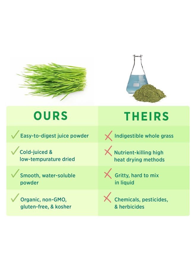 Pure Synergy Organic Barley Grass Juice Powder | Chlorophyll-Rich Greens Powder | Organic Cold-Pressed Barley Grass Juice | for Energy, Detox, and Digestion Support (5.3 oz.) - Image 4