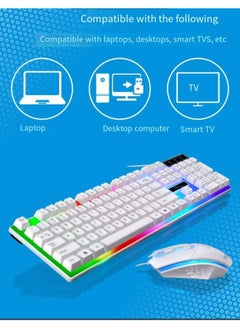 G21 G21WT LED gaming keyboard with white mouse kit  - Image 3