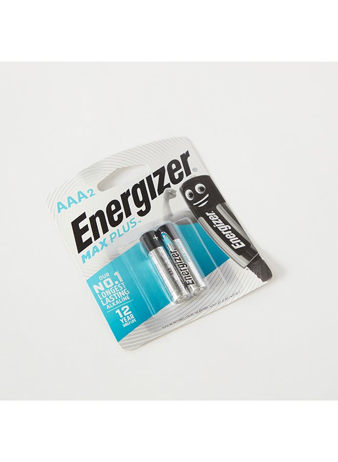 Energizer 2-Piece Max Plus AAA Alkaline Battery Set 2 x 5 x 1 cm - Image 3