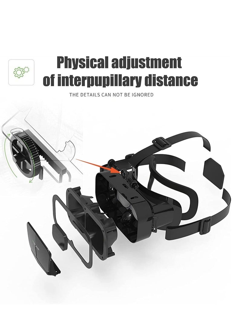 Generic VR Virtual Reality D Glasses Earphones Helmets VR Goggles Adjustable  - Image 5
