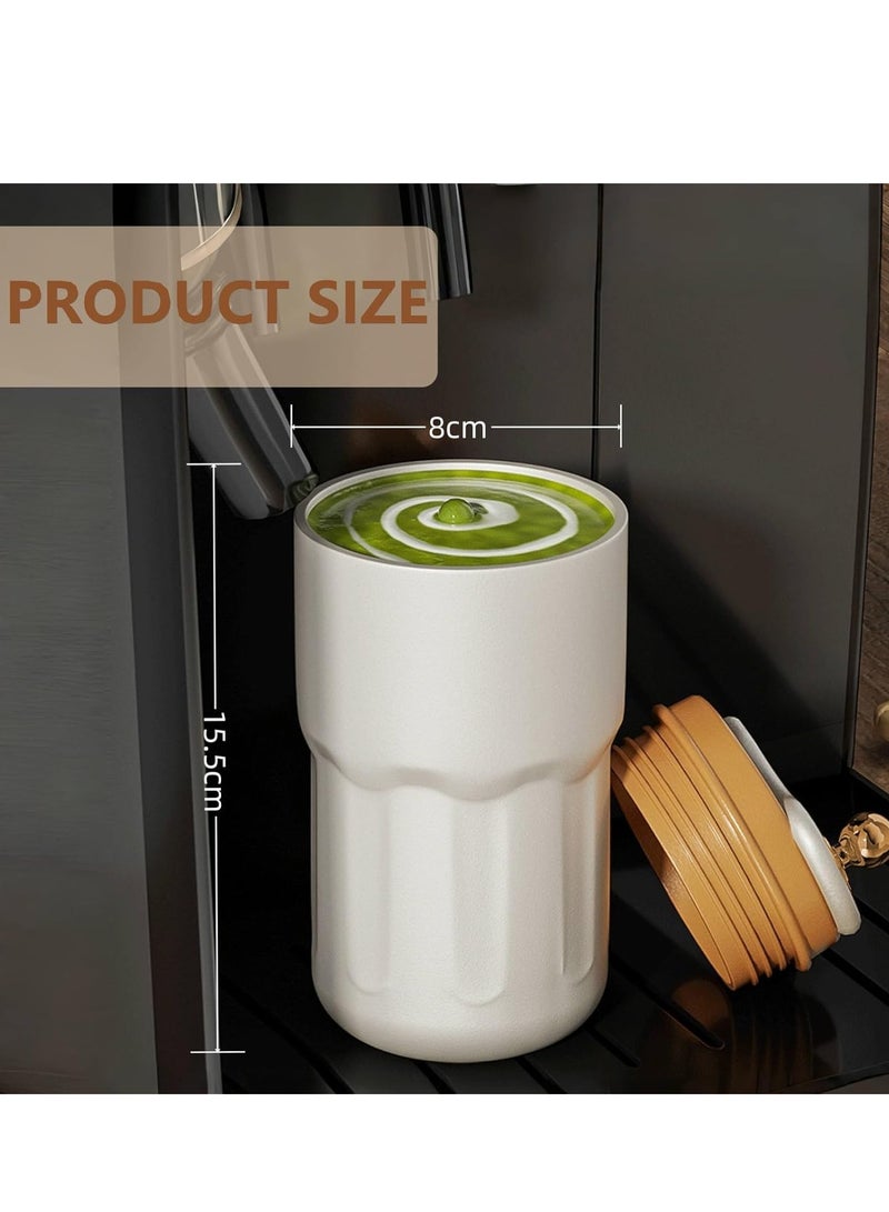 CMGTYYD 420ML Coffee Cup Travel Mugs,Water Bottle Flask with Temperature Display,316 Stainless Steel Leakproof Coffee Mug with Lids,Smart Mug Travel Mugs for Hot Drinks,Home School Office Travel - Image 2