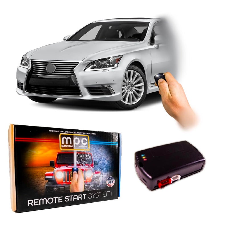 MPC Remote Starter Compatible with 20072014 Lexus LS460 Gas Push to Start Factory Key Fob Activated Firmware Preloaded