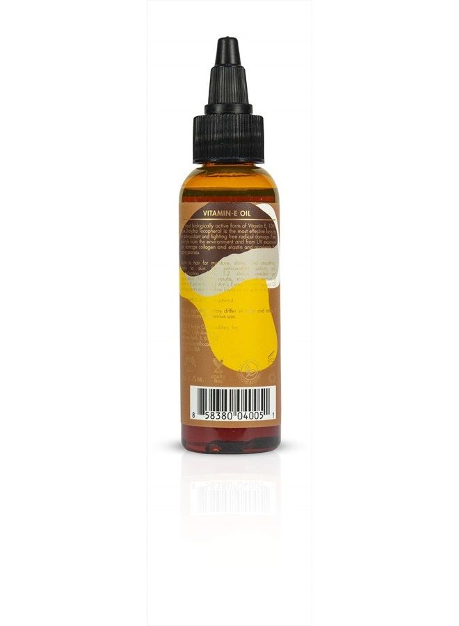 As I Am Pure Oils Vitamin E Oil - 2 Ounce - 100% Pure D-Alpha Tocopherol - Super Anti-Oxidant - Fights Free Radicals - Prevents UV Damage - Preserves Collagen and Elastin - Fights Aging Process  - Image 2