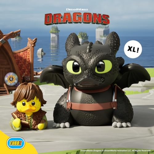 TUBBZ XL: How to Train Your Dragon - Toothless Giant Cosplaying Rubber Duck Collectible Figure - Image 5