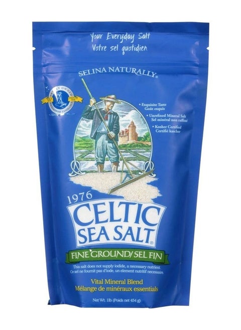 Celtic Sea Salt, Fine Ground, Vital Mineral Blend, 1 lb (454 g)