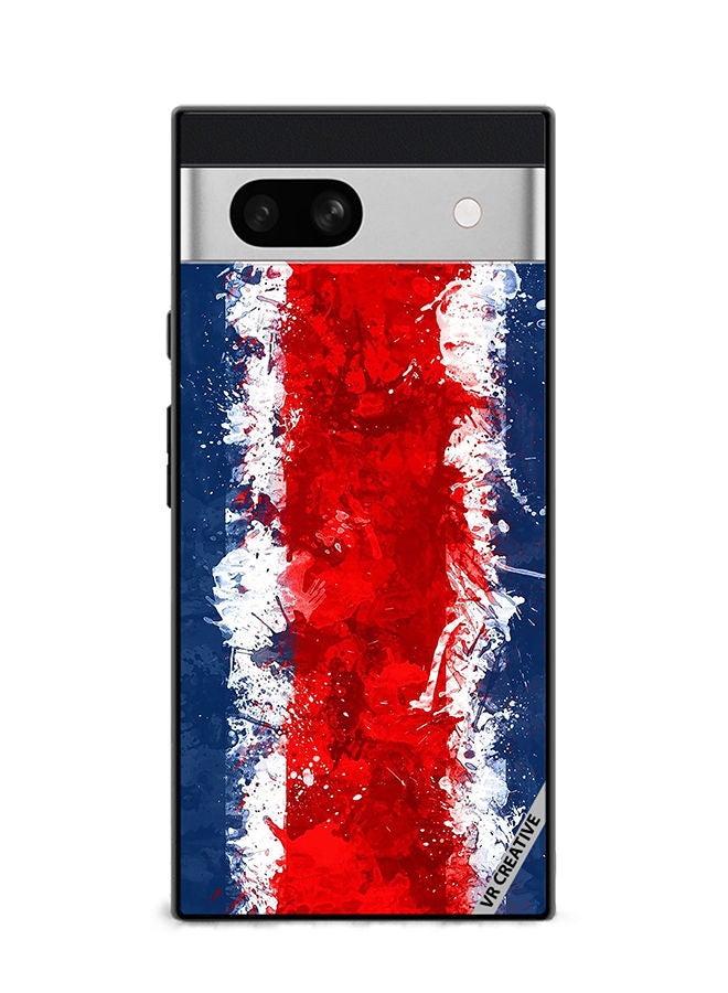 VR CREATIVE Protective Case Cover For Google Pixel 7a Abstract Design Multicolour - Image 1
