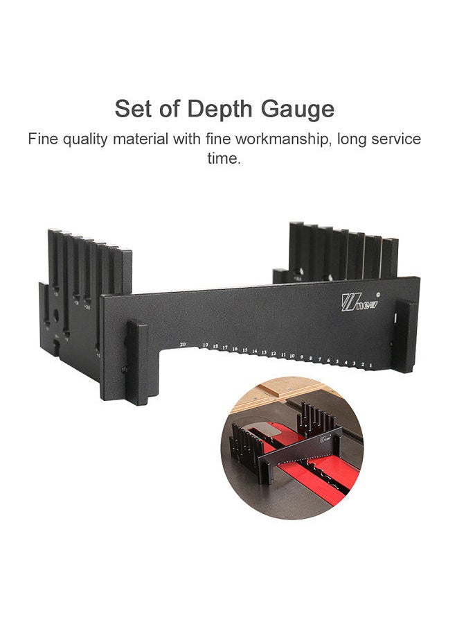 Depth Gauge for Router and Table Saw