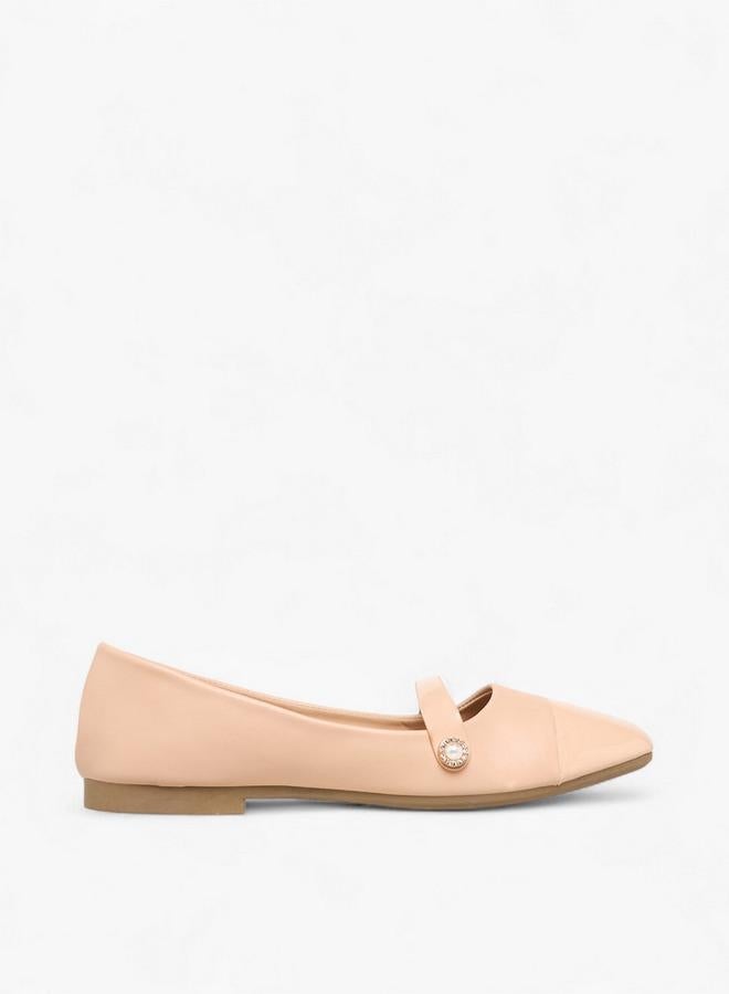 Flora Bella By Shoexpress Women Pearl Accent Ballerina Shoes - Image 1
